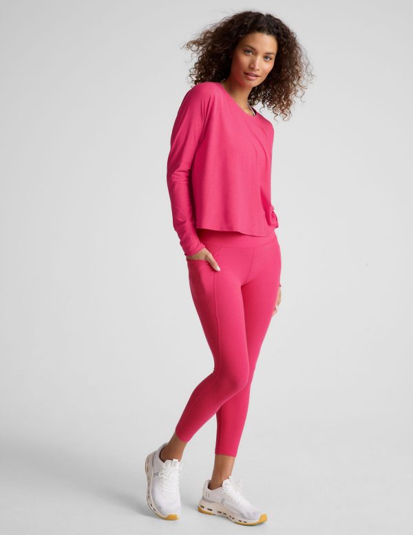 Spacedye Out Of Pocket High Waisted Capri Legging - Image 5