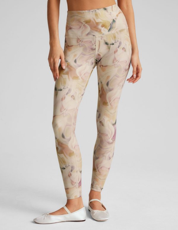 Earthen Swirl SoftMark High Waisted Midi Legging - Image 3