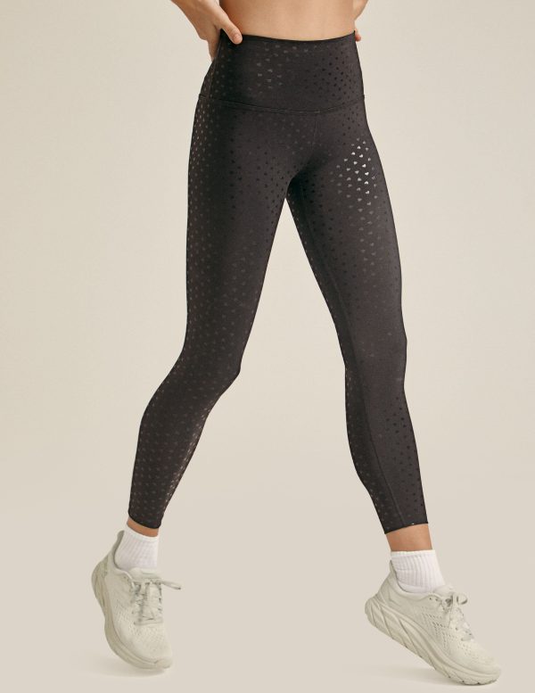 Hearts PowerShine High Waisted Midi Legging - Image 2