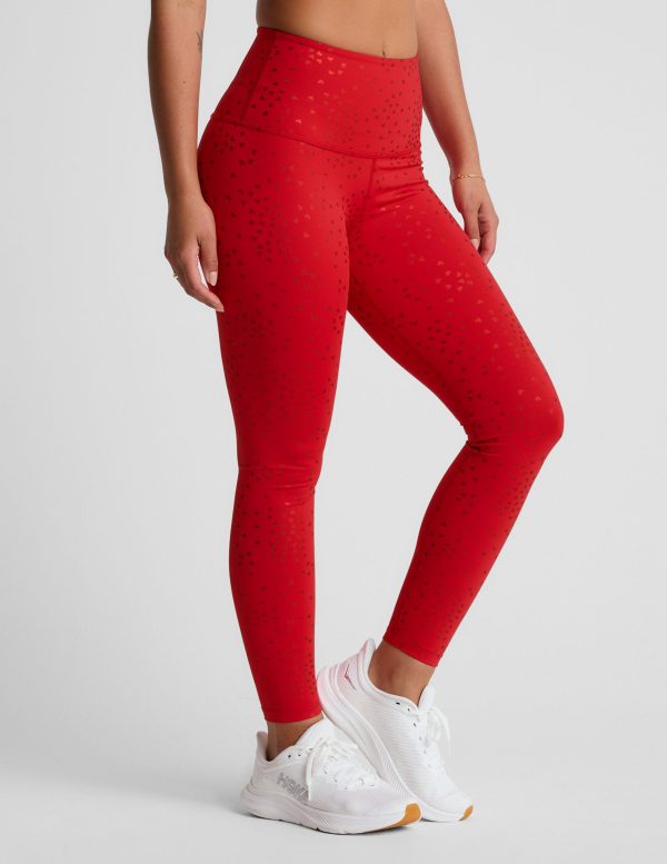 Hearts PowerShine High Waisted Midi Legging - Image 2