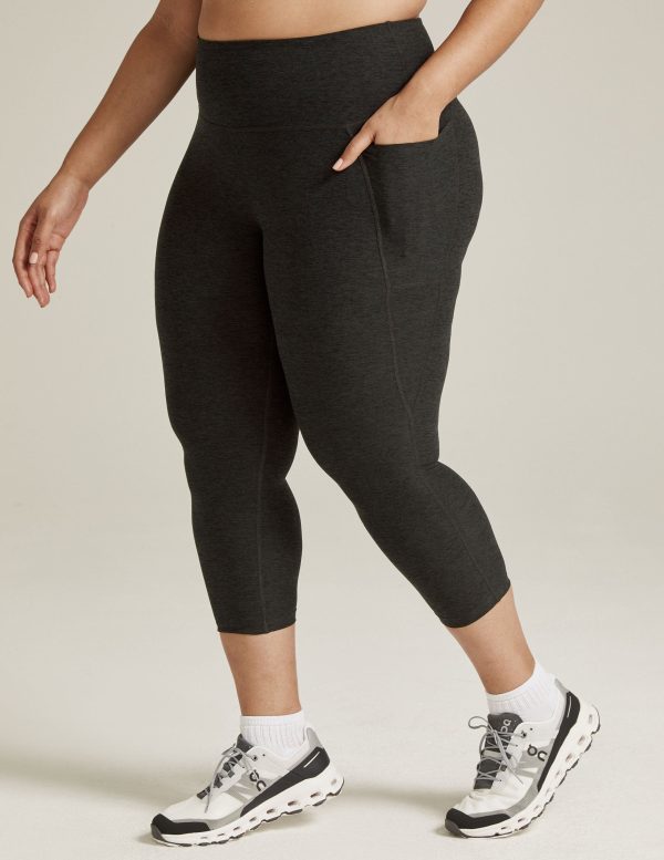 Spacedye Out Of Pocket High Waisted Capri Legging - Image 6