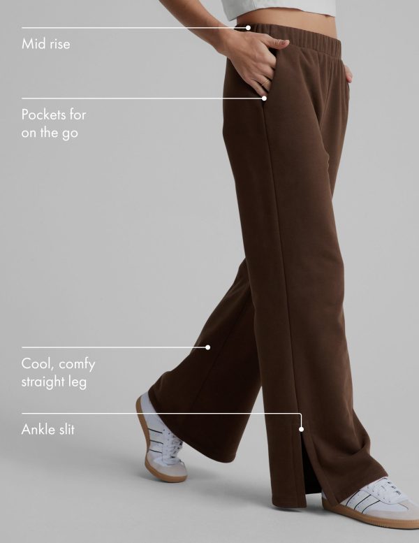LuxeFleece Wide Leg Pant - Image 2