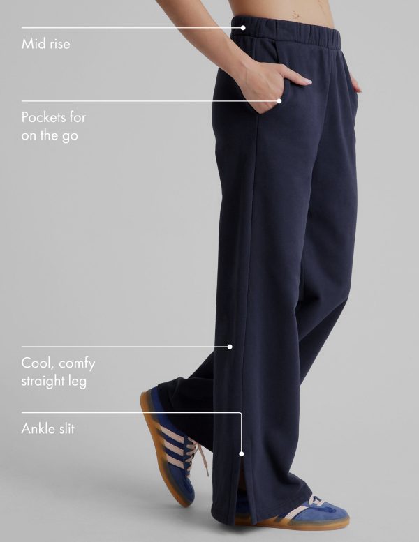 LuxeFleece Wide Leg Pant - Image 3