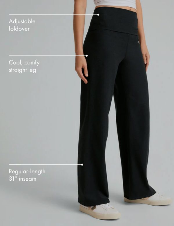 Spacedye Foldover Wide Leg Pant - Image 2