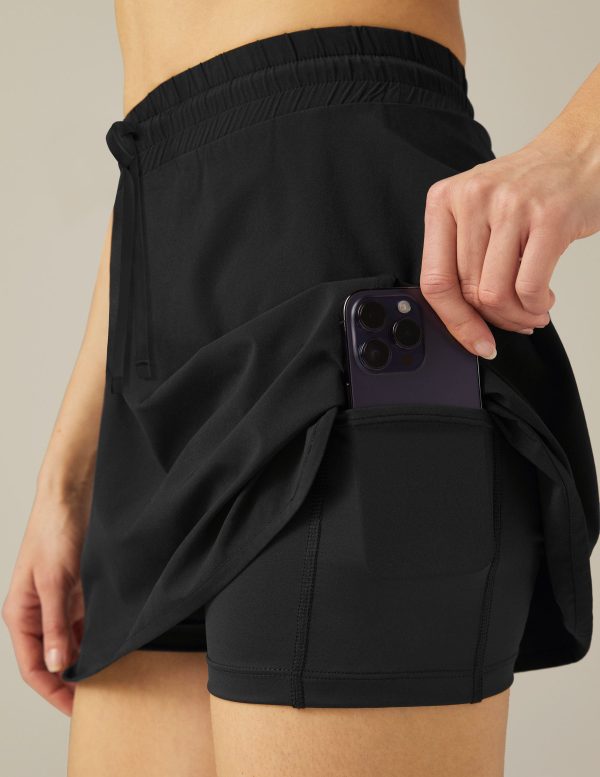 Stretch Woven In Stride Lined Skirt - Image 4