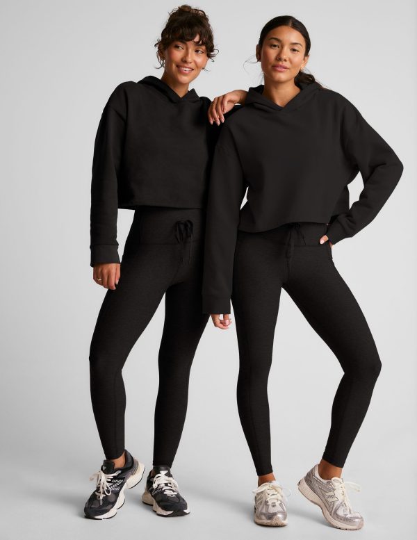 LuxeFleece Happiness Cropped Hoodie - Image 5