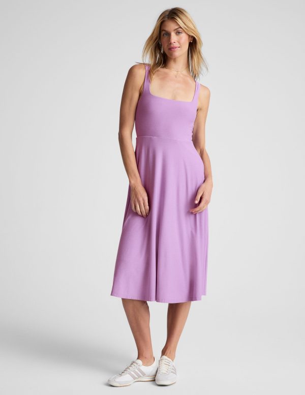 Featherweight At The Ready Square Neck Dress - Image 2