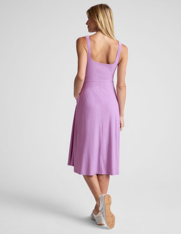 Featherweight At The Ready Square Neck Dress - Image 4