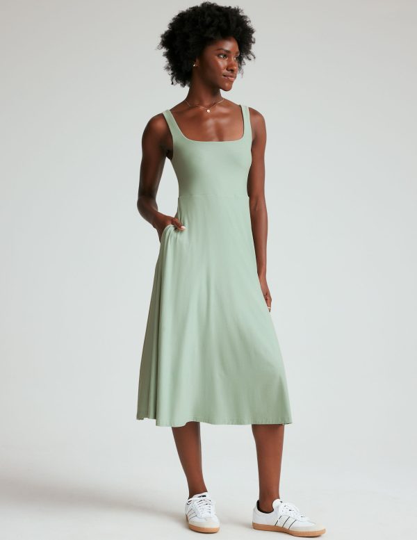Featherweight At The Ready Square Neck Dress - Image 2