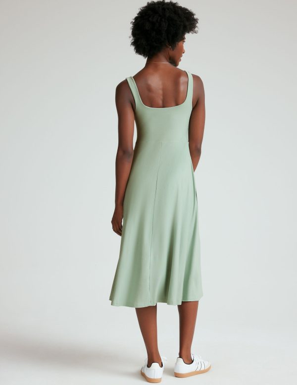 Featherweight At The Ready Square Neck Dress - Image 3
