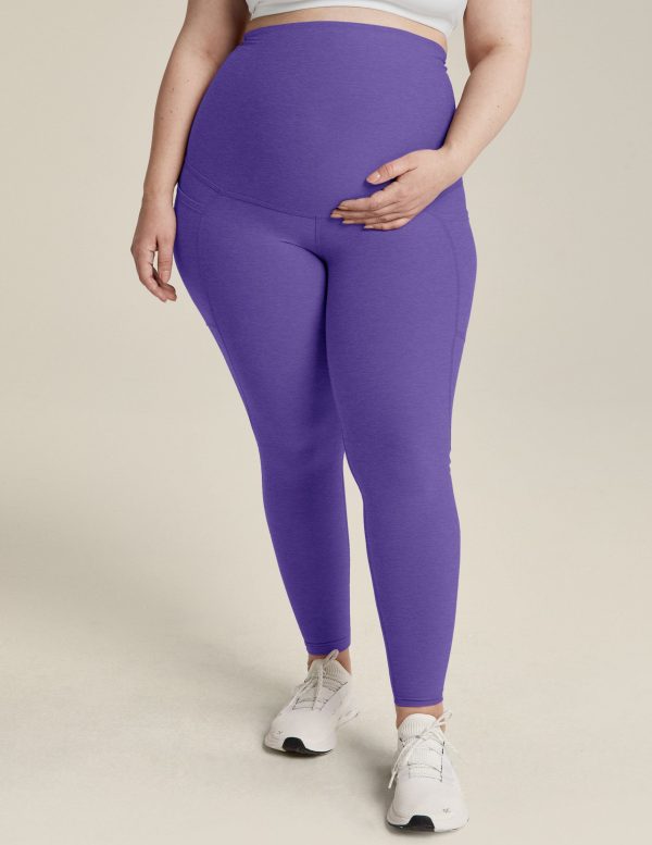 Spacedye Love the Bump Maternity Pocket Midi Legging - Image 2