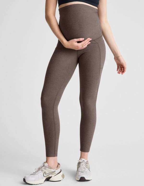 Spacedye Love the Bump Maternity Pocket Midi Legging - Image 2