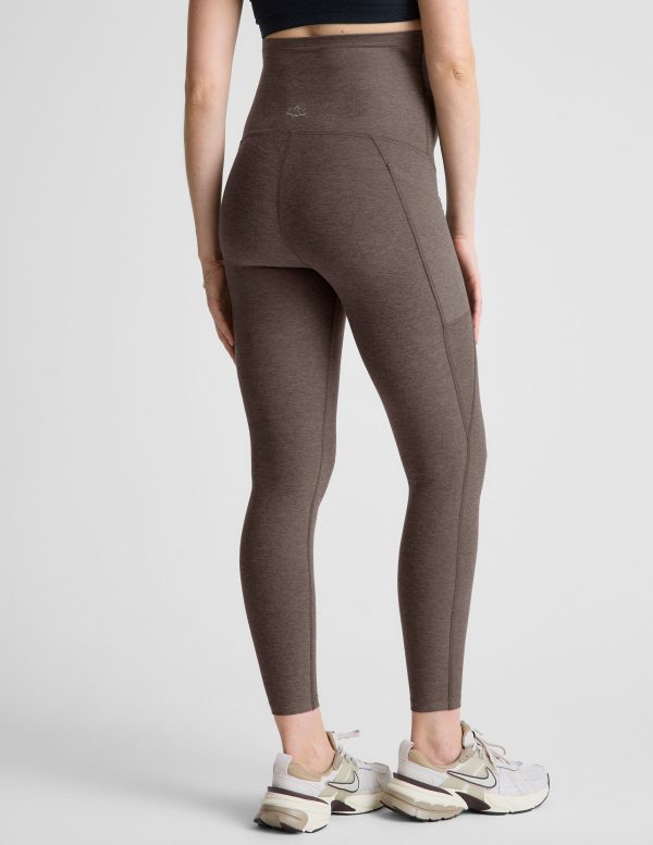 Spacedye Love the Bump Maternity Pocket Midi Legging - Image 3