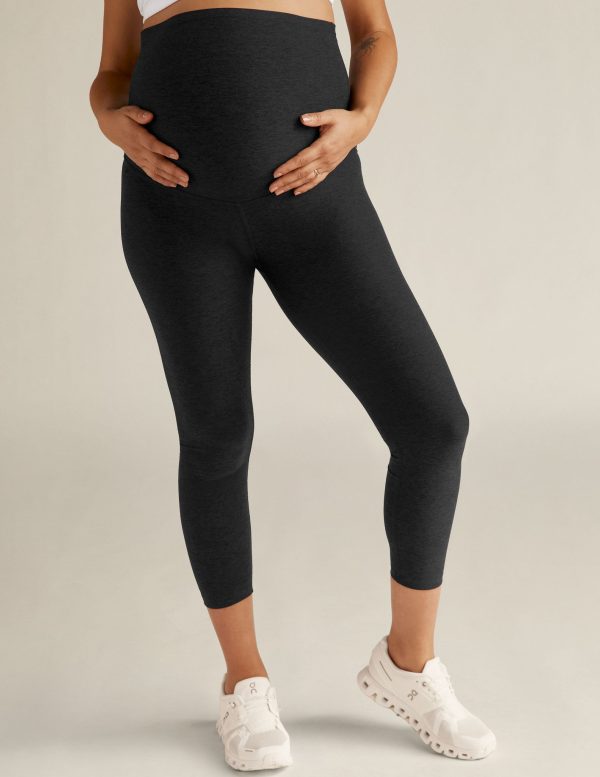 Spacedye Love The Bump Capri Maternity Legging - Image 2