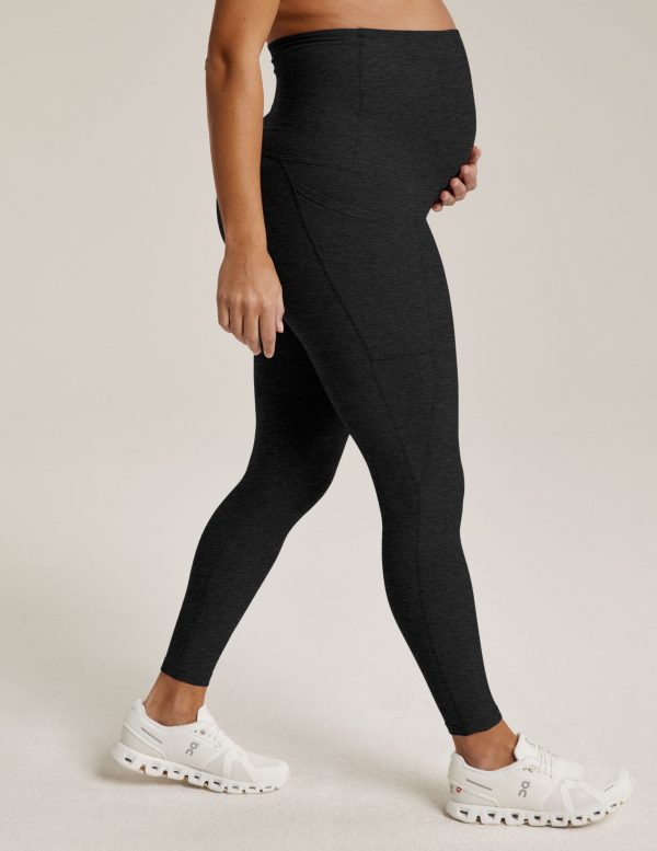 Spacedye Love the Bump Maternity Pocket Midi Legging - Image 2