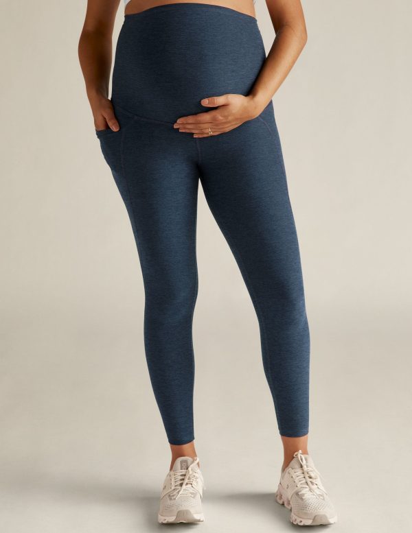 Spacedye Love the Bump Maternity Pocket Midi Legging - Image 2