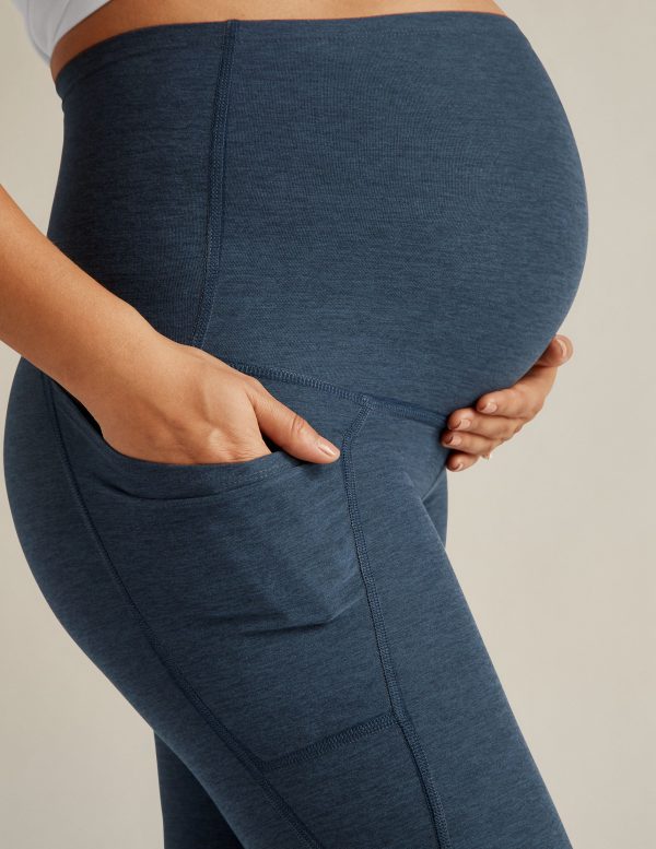 Spacedye Love the Bump Maternity Pocket Midi Legging - Image 4