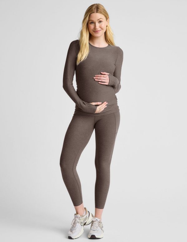 Featherweight Count On Me Maternity Crew Pullover - Image 4
