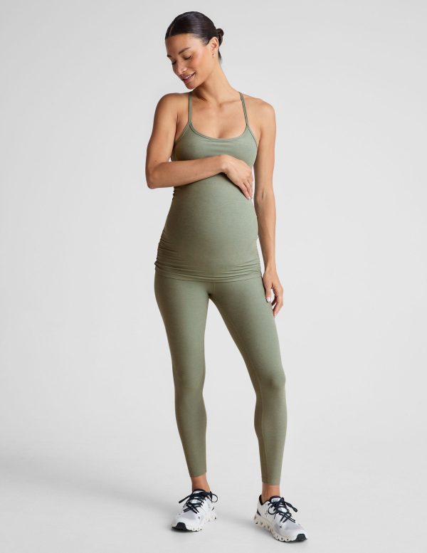 Spacedye Keep Your Cool Maternity Slim Racerback Tank - Image 4