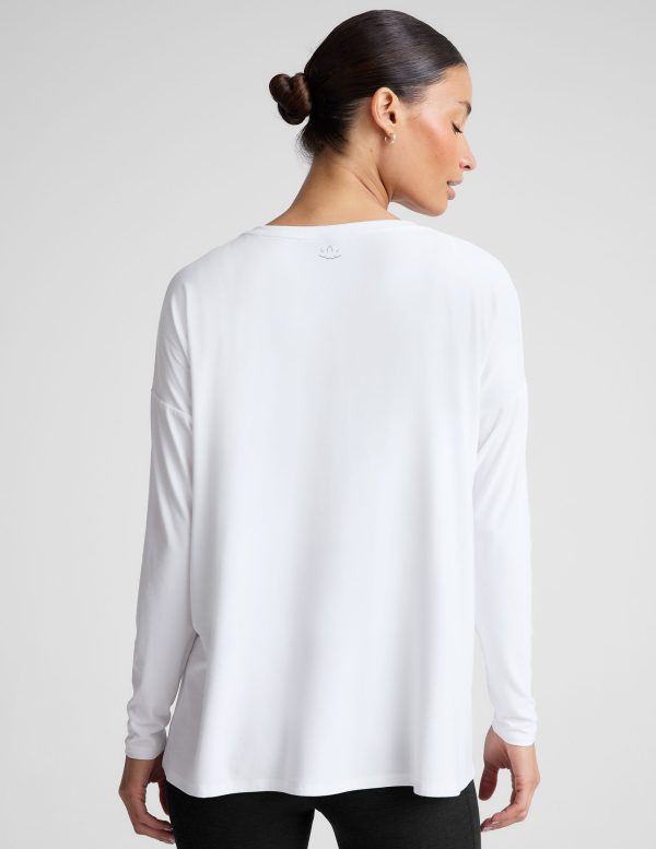 Featherweight Feels Like Home Long Sleeve Maternity Top - Image 3
