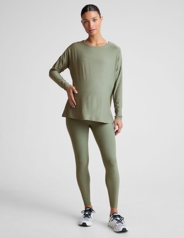 Featherweight Feels Like Home Long Sleeve Maternity Top - Image 4