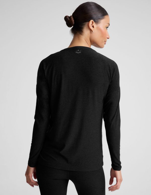 Featherweight Feels Like Home Long Sleeve Maternity Top - Image 3
