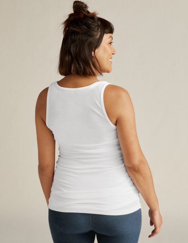 In A Cinch Low V Maternity Tank - Image 5