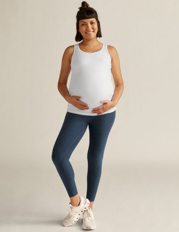 In A Cinch Low V Maternity Tank - Image 6
