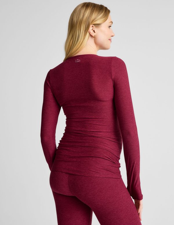 Featherweight Count On Me Maternity Crew Pullover - Image 3