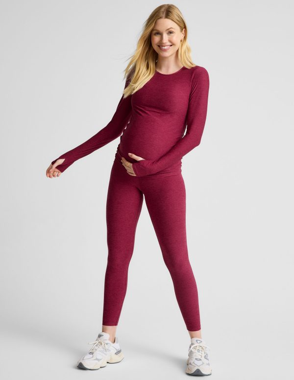 Featherweight Count On Me Maternity Crew Pullover - Image 4