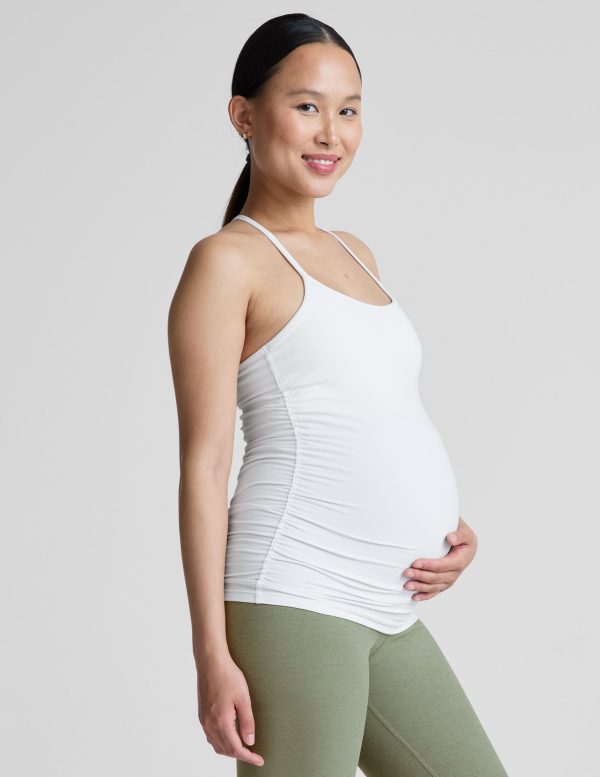 Spacedye Keep Your Cool Maternity Slim Racerback Tank