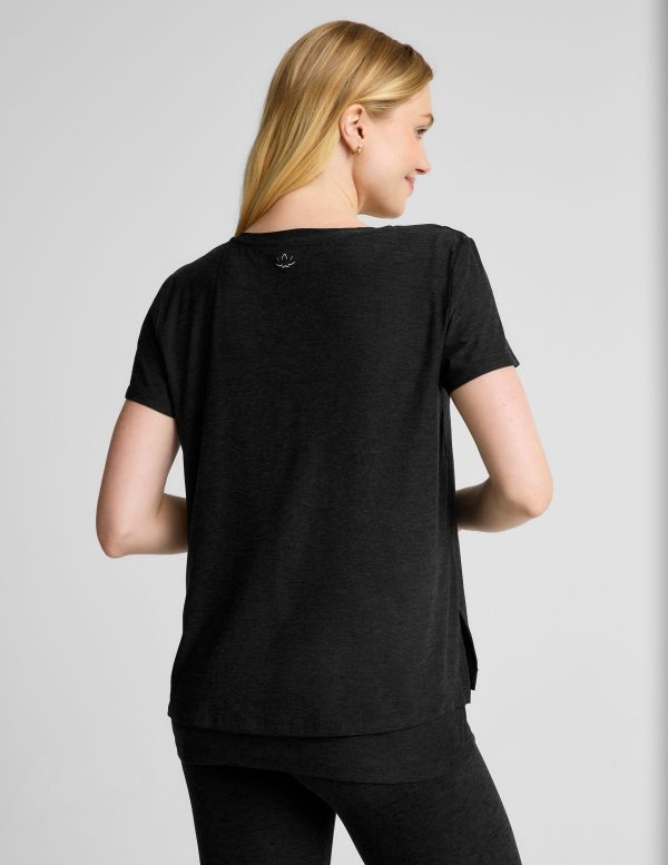 Featherweight Cozy Cover Maternity Nursing Tee - Image 3