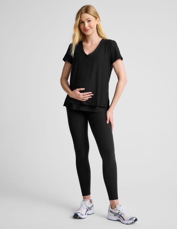 Featherweight Cozy Cover Maternity Nursing Tee - Image 5