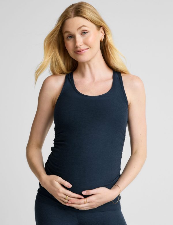 Featherweight Let It Grow Racerback Maternity Tank - Image 2