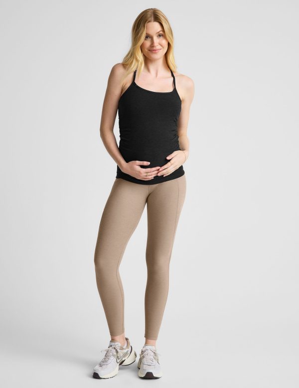Spacedye Keep Your Cool Maternity Slim Racerback Tank - Image 4