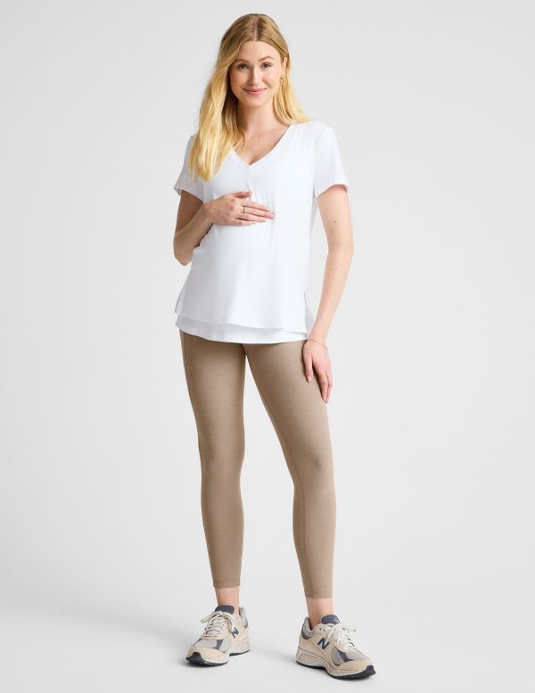 Featherweight Cozy Cover Maternity Nursing Tee - Image 2