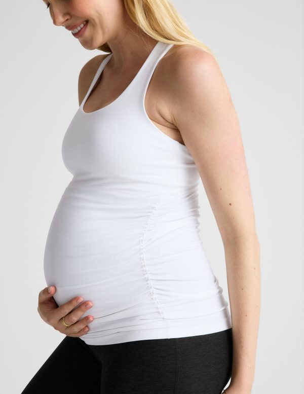 Featherweight Let It Grow Racerback Maternity Tank - Image 3