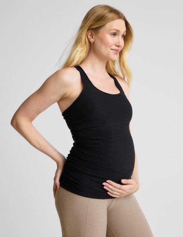 Featherweight Let It Grow Racerback Maternity Tank - Image 2