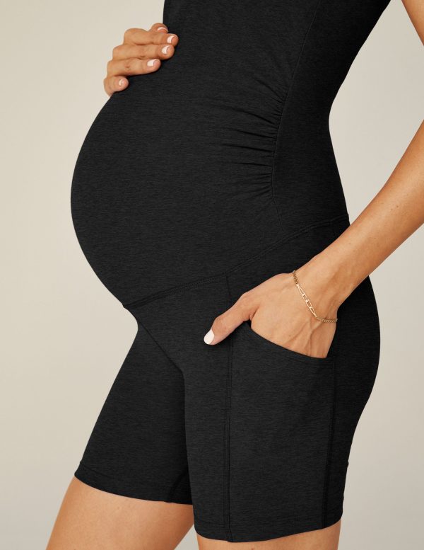 Spacedye Movin Mama Maternity Biker Jumpsuit - Image 4